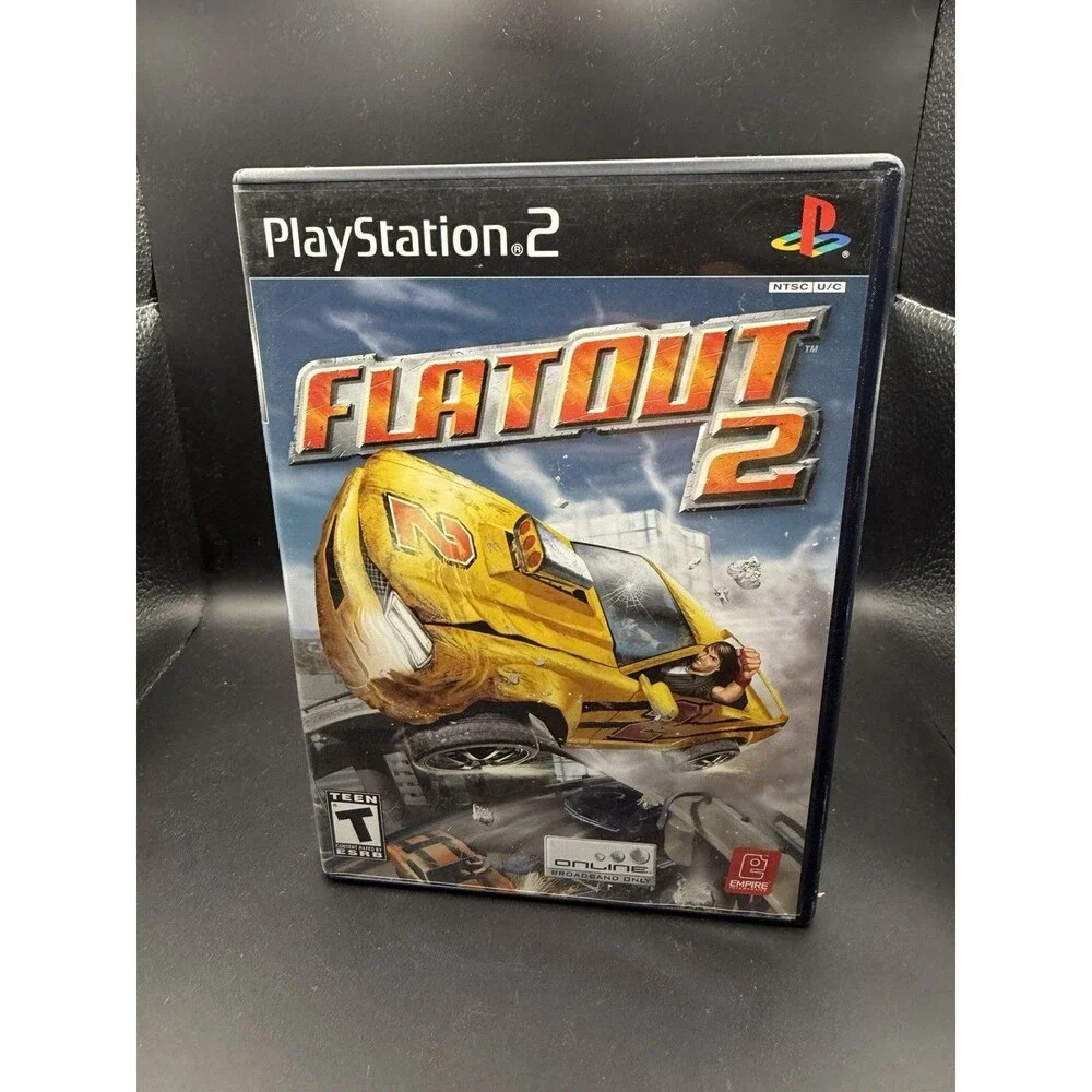 FlatOut 2 CIB good shape tested PS2 (Sony PlayStation 2)